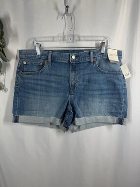 NWT GAP | 5" Girlfriend Shorts Mid Rise Denim Jean Women's Size 33/16